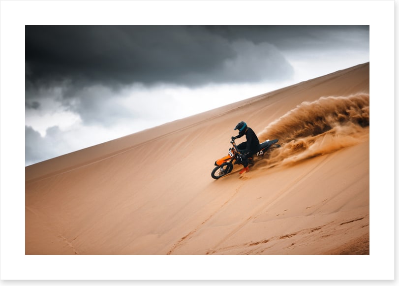 Down the dune