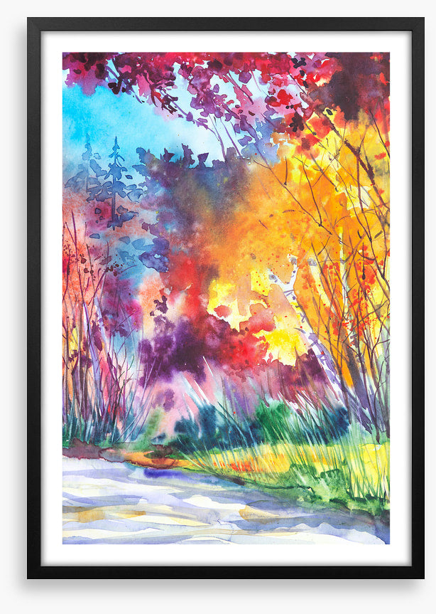 Autumn leaf lane