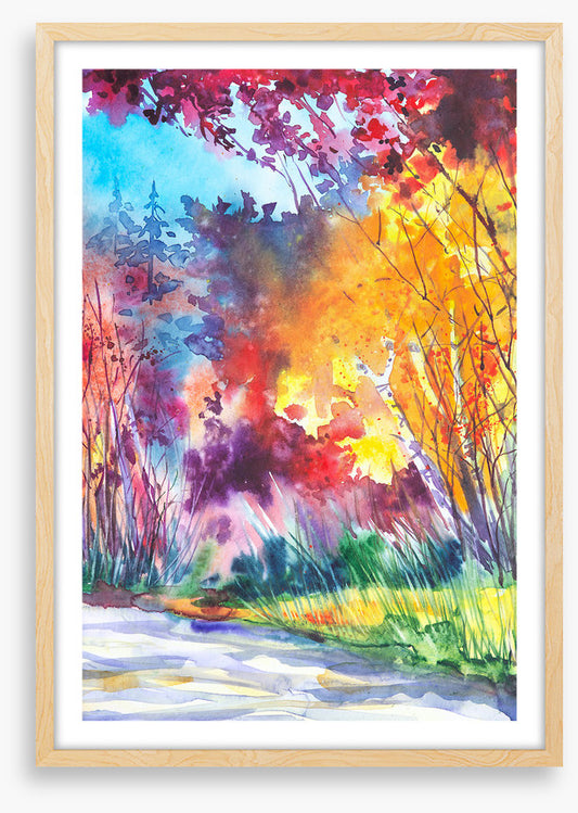 Autumn leaf lane