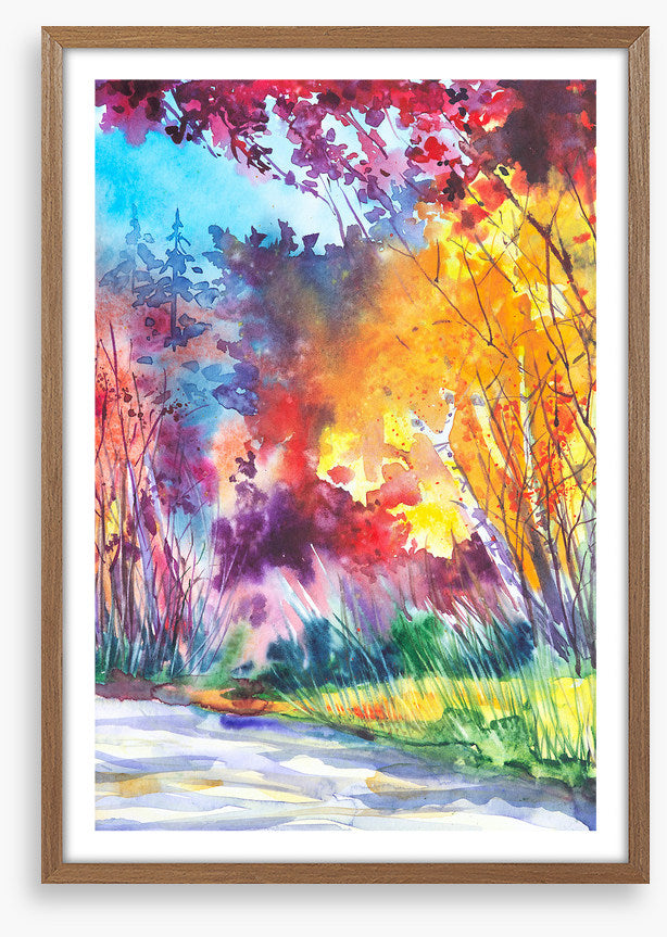 Autumn leaf lane