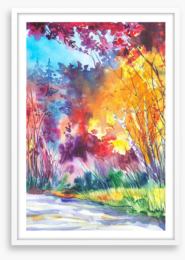 Autumn leaf lane
