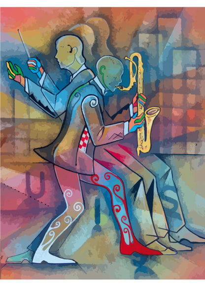 The dancing band