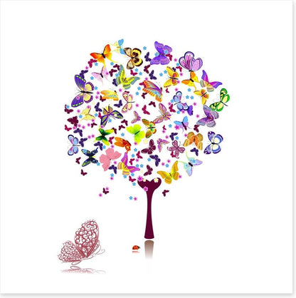 Tree of butterflies