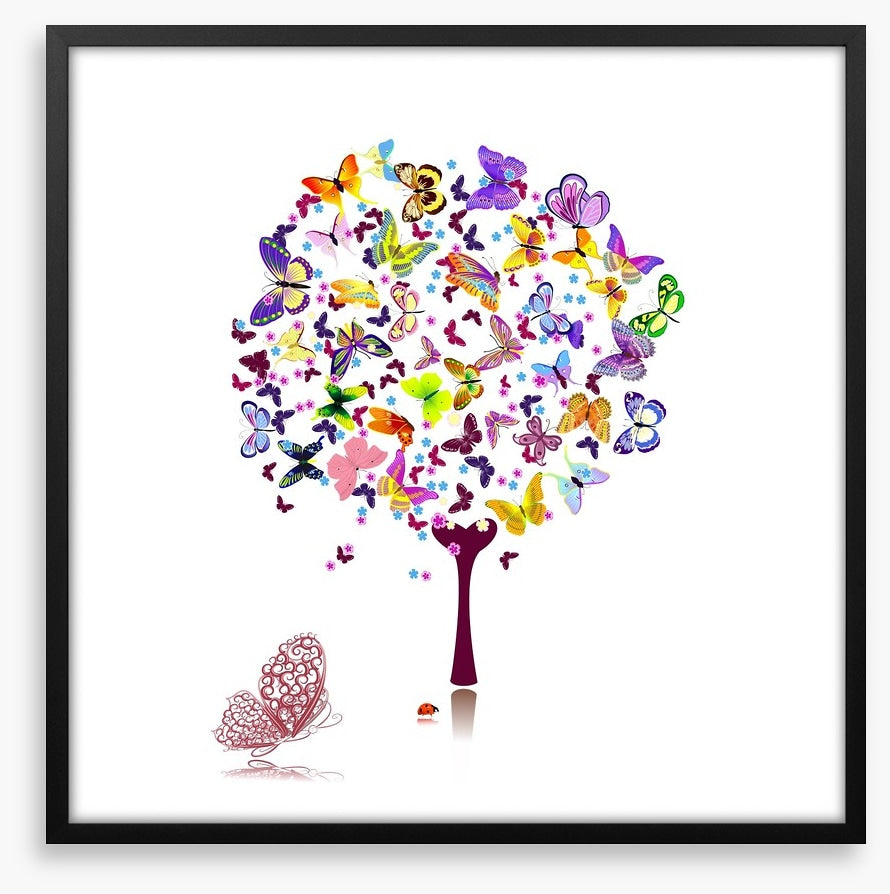 Tree of butterflies