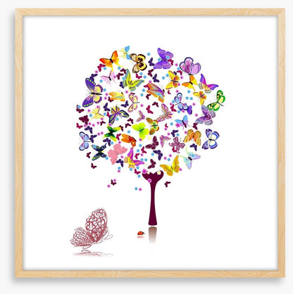 Tree of butterflies