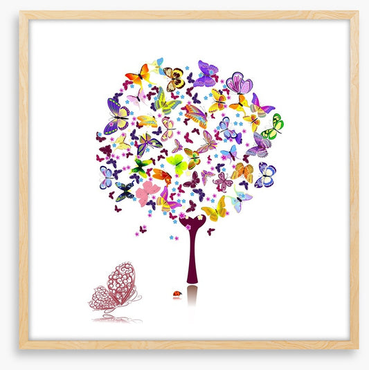 Tree of butterflies