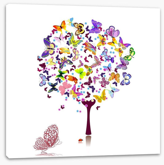 Tree of butterflies