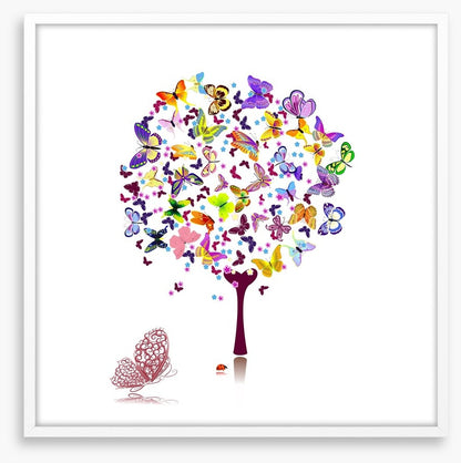 Tree of butterflies