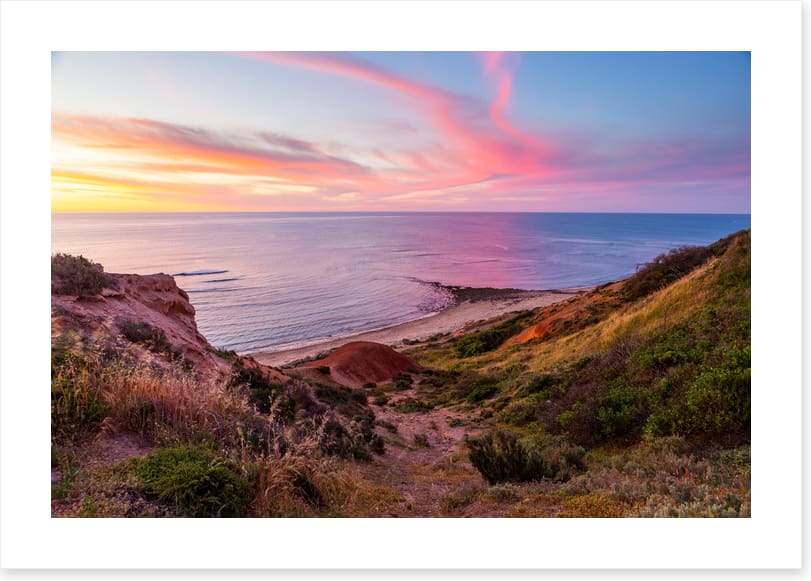 Sunset over Seaford