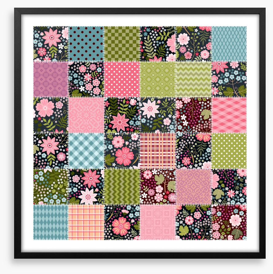 Ditsy spring patchwork