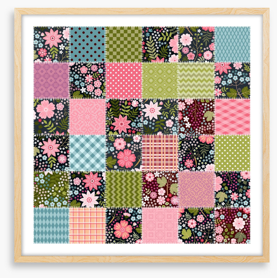 Ditsy spring patchwork