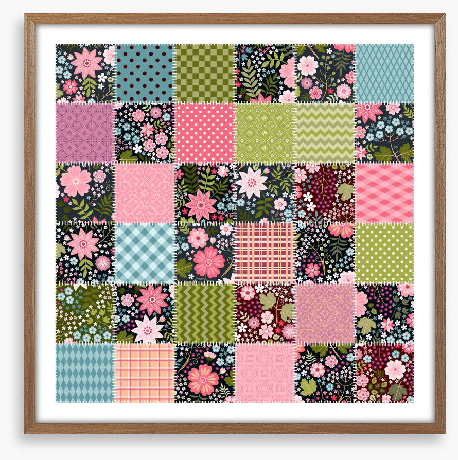 Ditsy spring patchwork