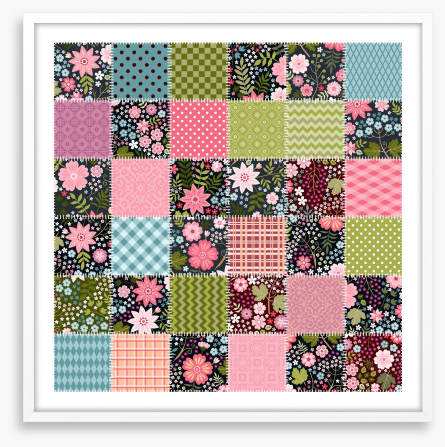 Ditsy spring patchwork