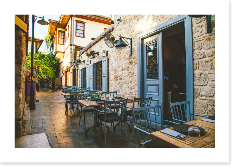 Blue chair cafe