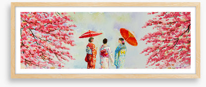 Kyoto spring geishas