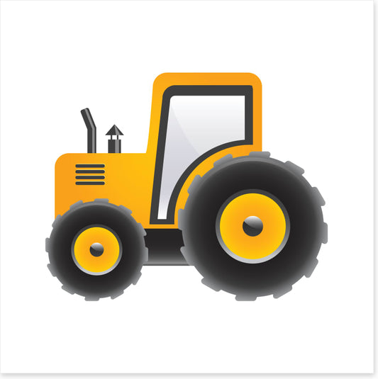 Little yellow tractor