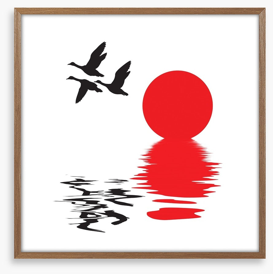 Flying ducks
