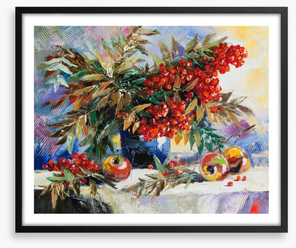 Mountain ash apples