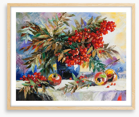 Mountain ash apples
