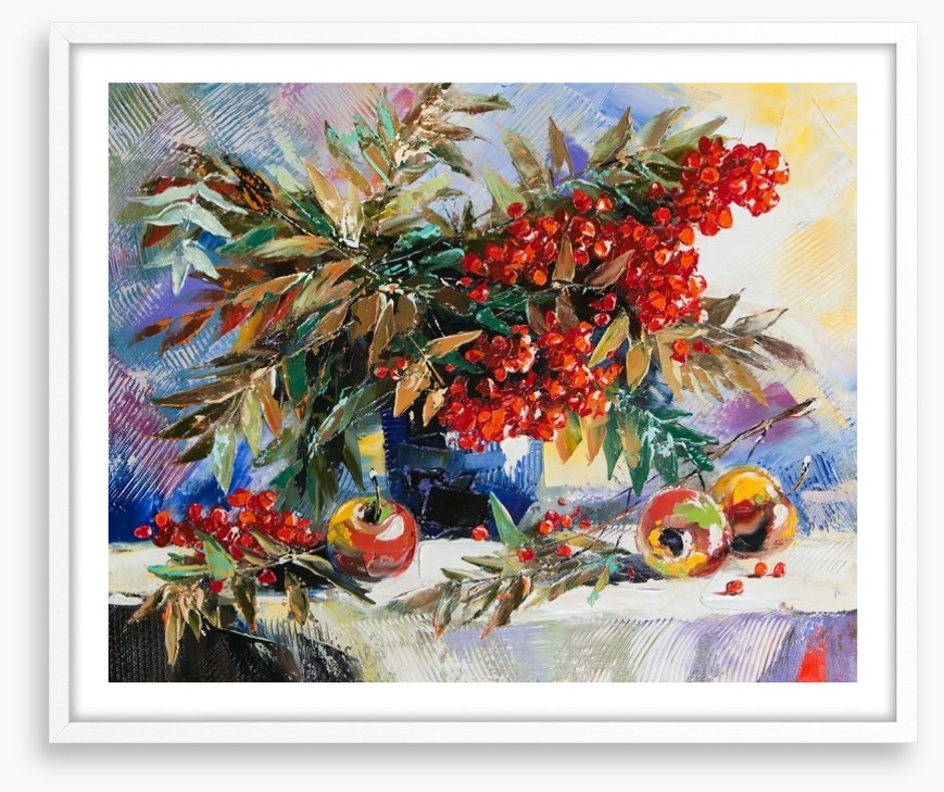 Mountain ash apples