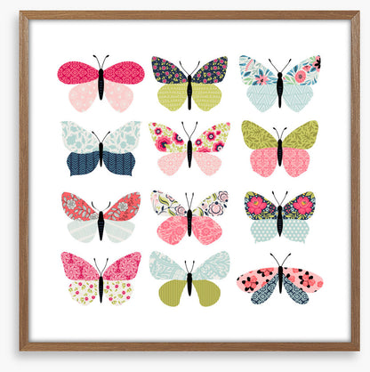 Patchwork butterflies