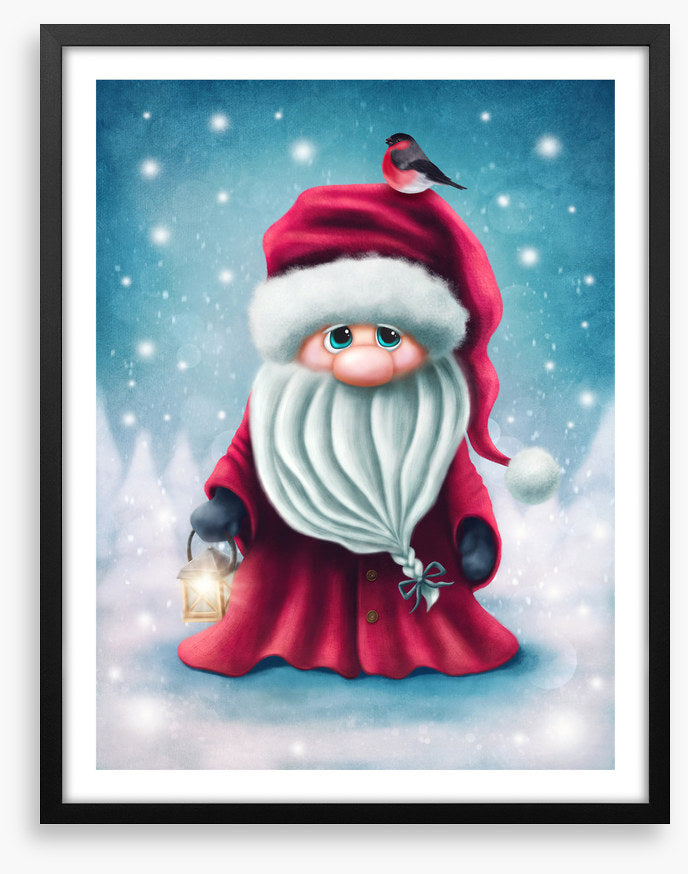 Santa and robin