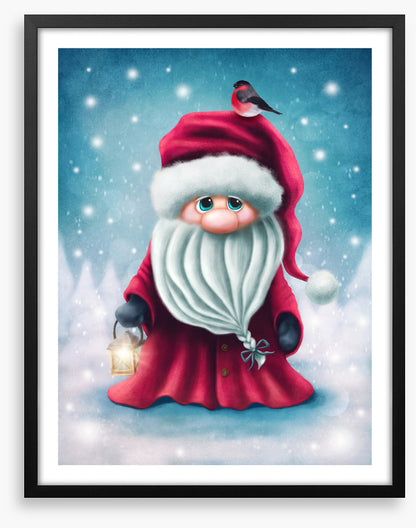 Santa and robin