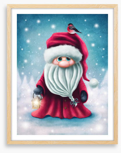 Santa and robin