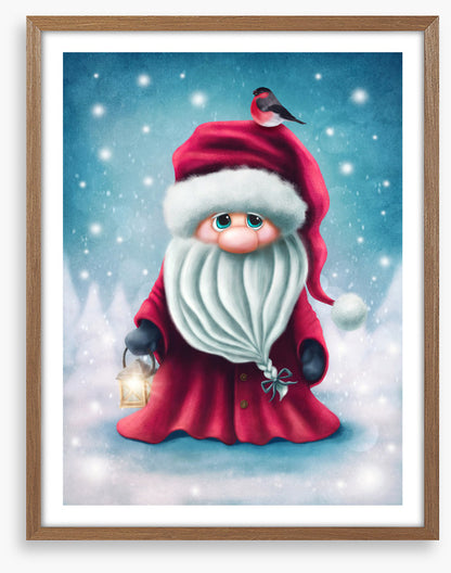 Santa and robin