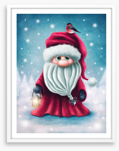 Santa and robin