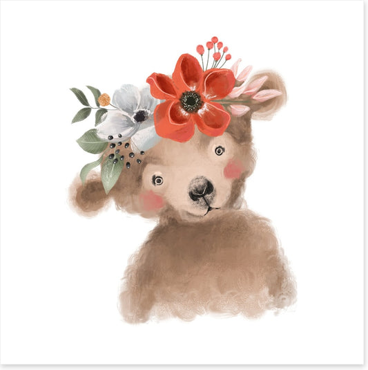 Little floral bear