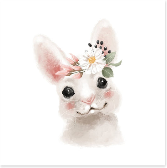 Little floral bunny