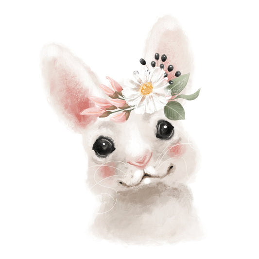 Little floral bunny