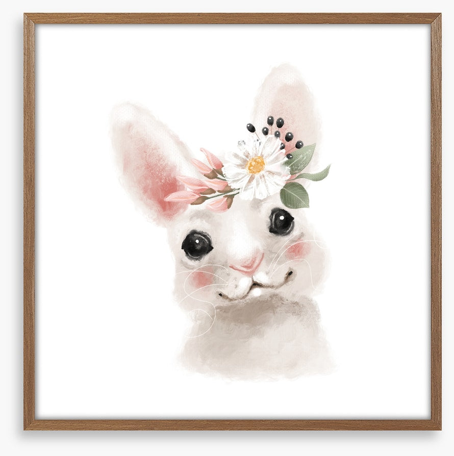 Little floral bunny