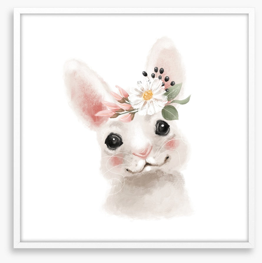 Little floral bunny
