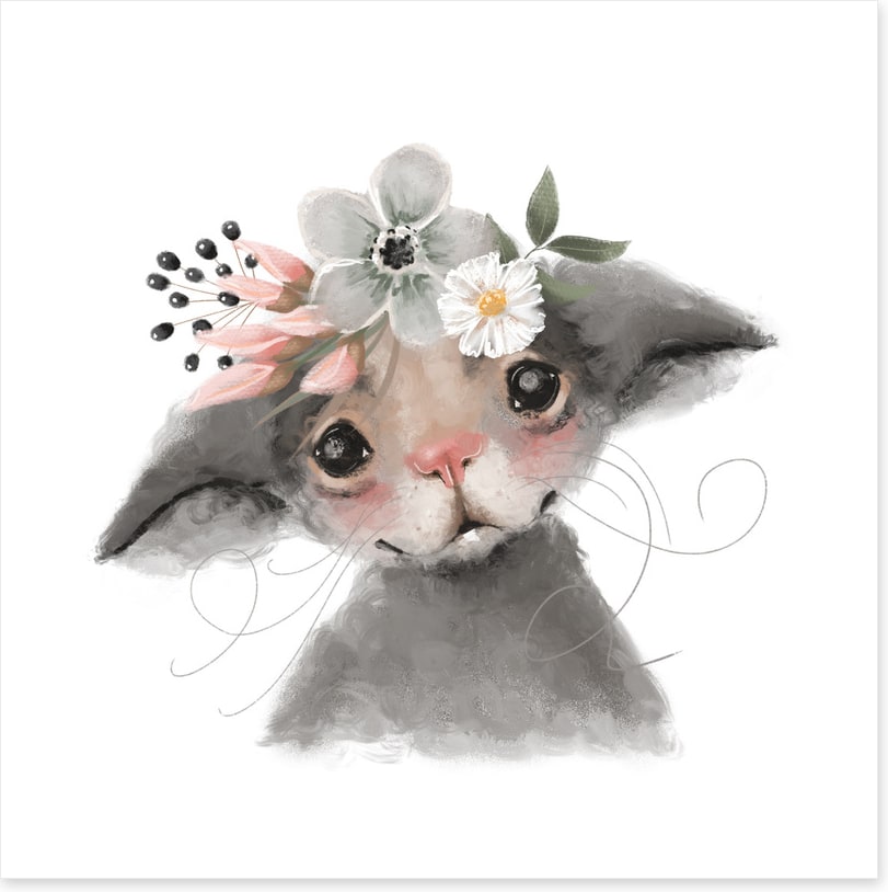 Little floral mouse