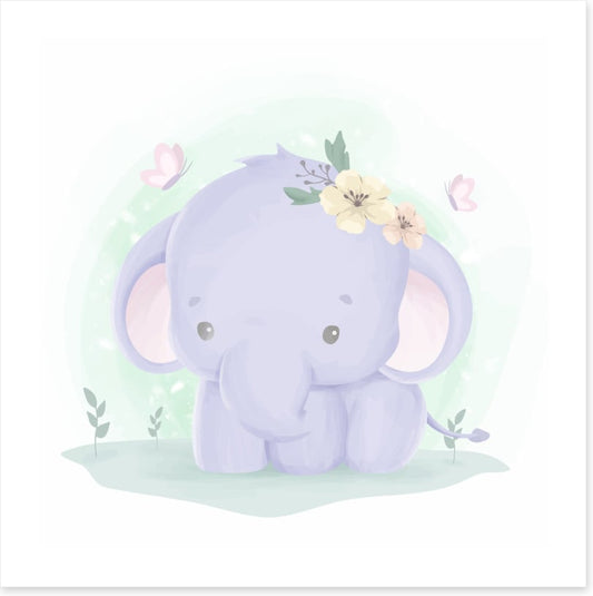 Baby elephant spring