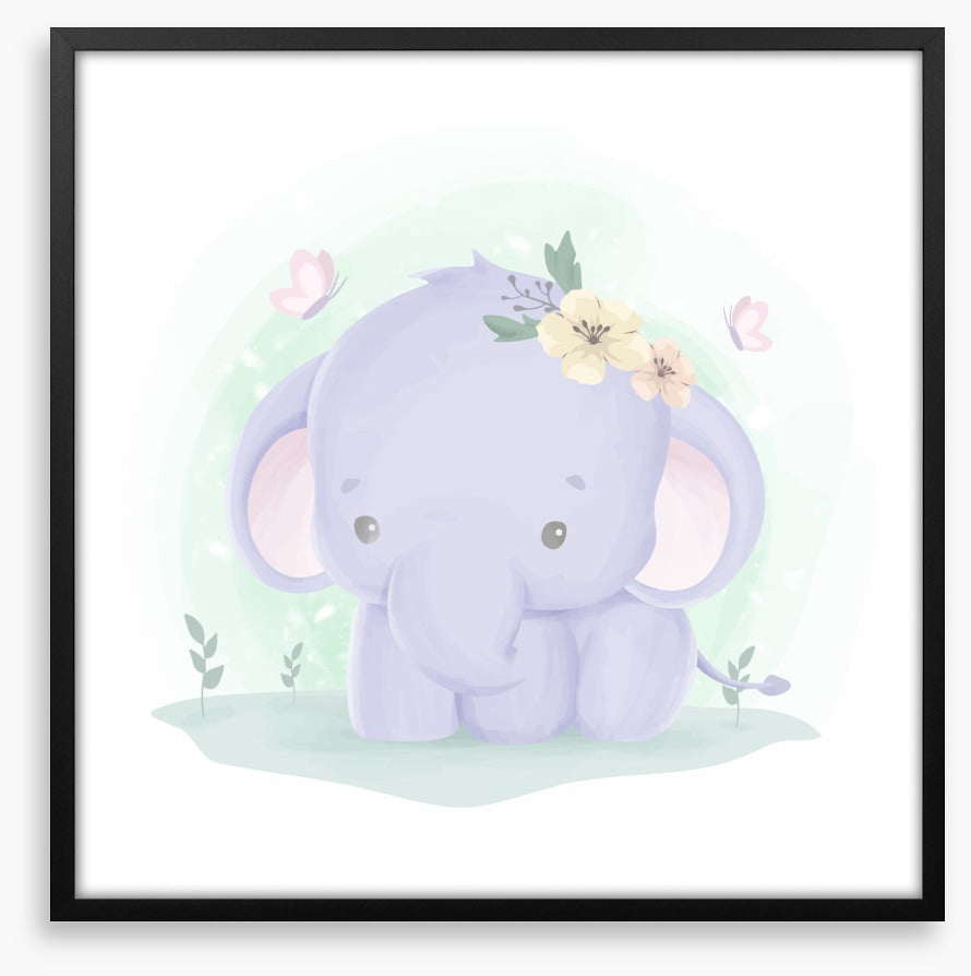 Baby elephant spring