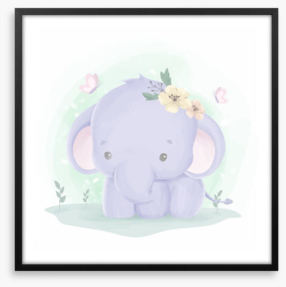 Baby elephant spring
