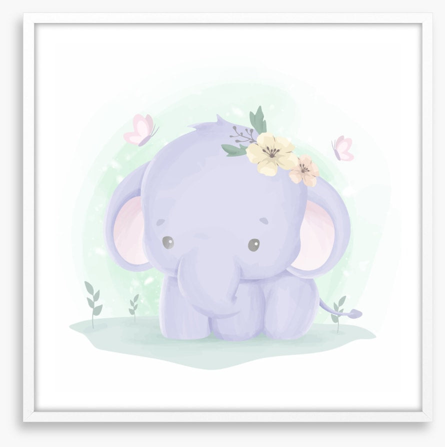 Baby elephant spring