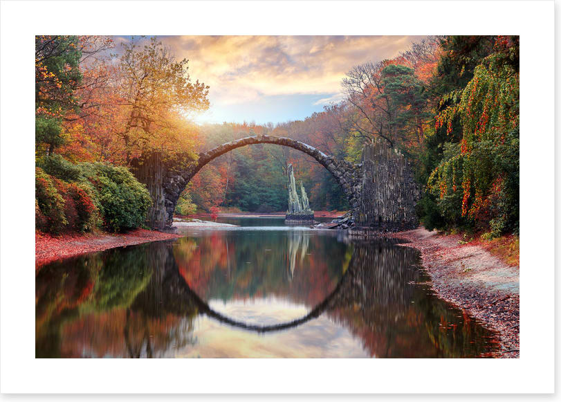 Rakotz Bridge autumn