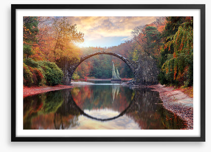 Rakotz Bridge autumn