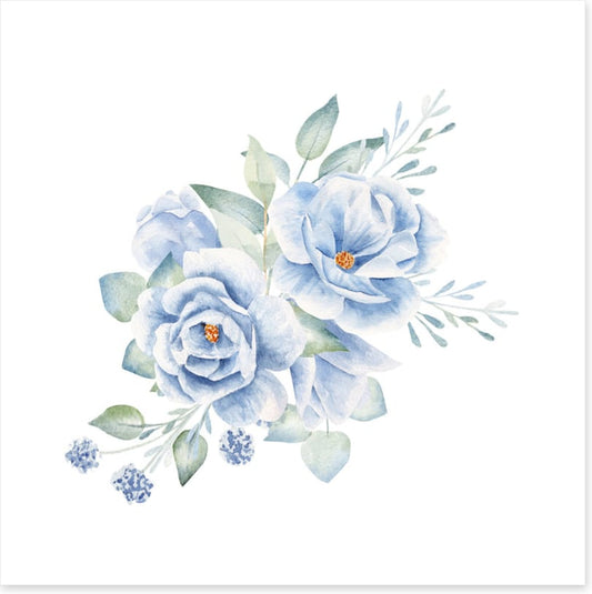 Blue flax bouquet II