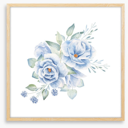 Blue flax bouquet II