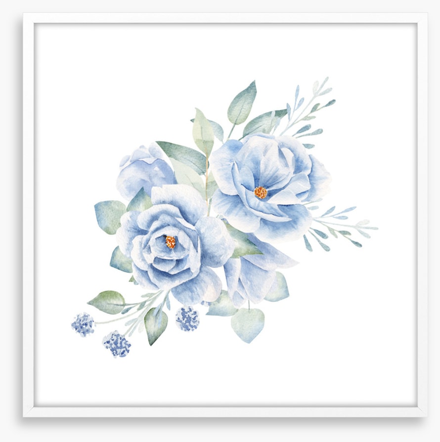 Blue flax bouquet II
