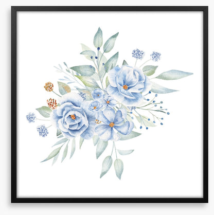 Blue flax bouquet I