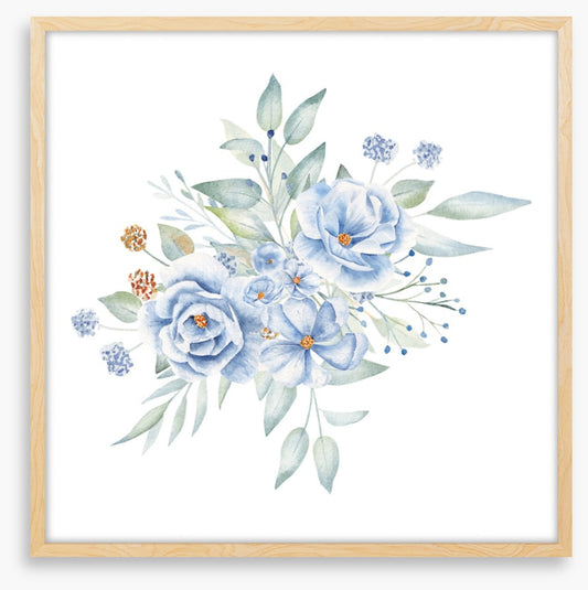 Blue flax bouquet I