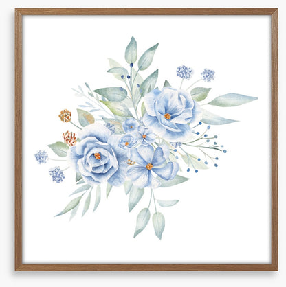 Blue flax bouquet I