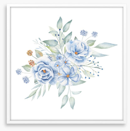 Blue flax bouquet I