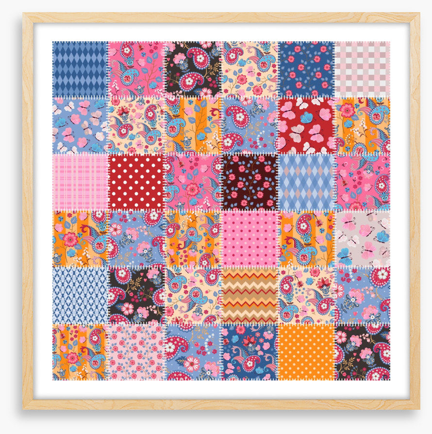 Paisley pops patchwork